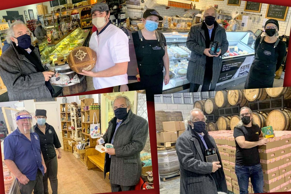 Le député Rhéal Fortin vous invite à acheter encore plus local pour Noël