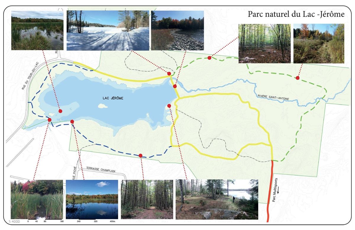La Ville de Saint-Jérôme annonce 2,5 km de nouveaux sentiers au parc du lac Jérôme d'ici novembre