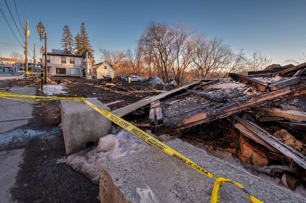 Incendie de l'ancien Victor Piché, la police de Saint-Jérôme cherche des témoins