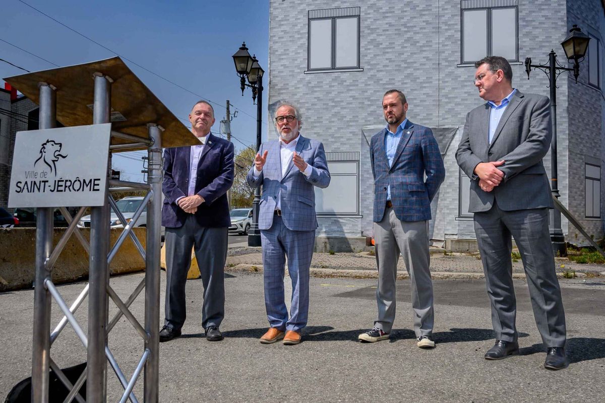 Élus et gens d’affaires dénoncent la reconstruction d'une maison de transition au centre-ville de Saint-Jérôme