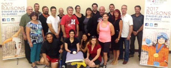 Les vingt répondants qui superviseront les bénévoles et veilleront au bon déroulement des compétitions sportives, dans un peu