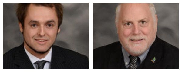 Le conseiller Xavier-Antoine Lalande et le maire Jean Dumais ne s'entendent pas.