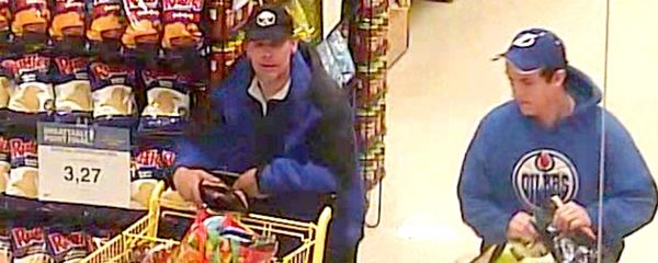 Ces deux amateurs de hockey et de viande sont recherchés par la police de Saint-Jérôme.