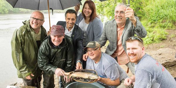 Deux mille touristes plongent dans la rivière du Nord