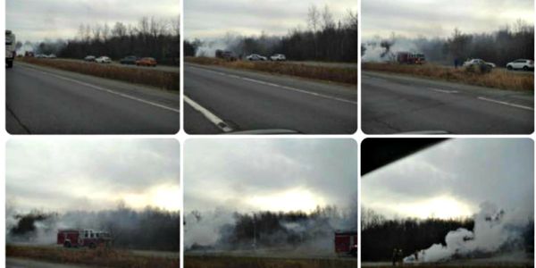 Une personne restée anonyme a transmis une photo de l'incident à la page Facebook Spotted st-jérome.