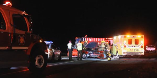 Sortie de route sur la 117