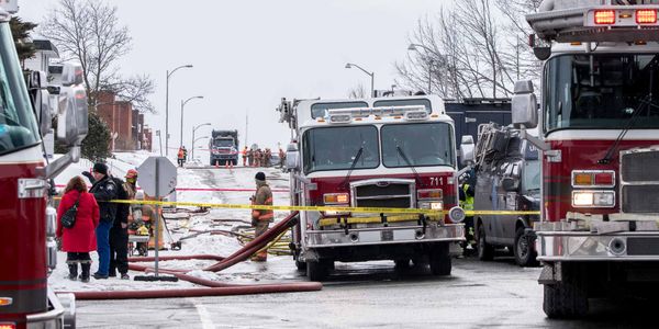 Une fuite de gaz naturel mobilise plusieurs services d'urgences à Saint-Jérôme, sur le boulevard Mgr-Dubois, le 10 février 20