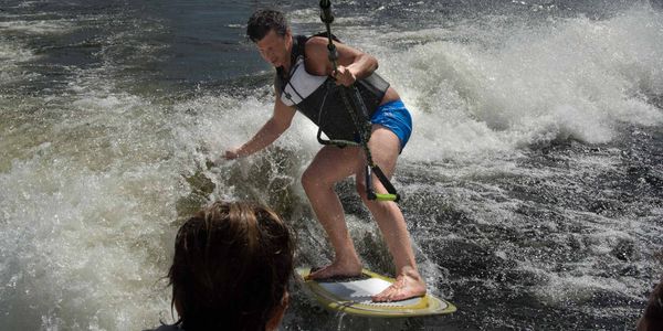 C'est le temps de profiter des sports nautiques comme Éric Racette le faisait en fin de semaine dernière.