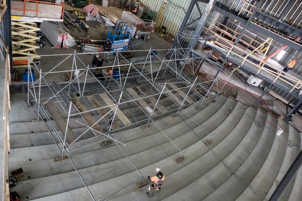 Un coup d'oeil dans le Théâtre Gilles-Vigneault