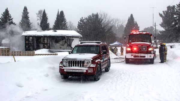 Une maison a brûlé à Sainte-Sophie