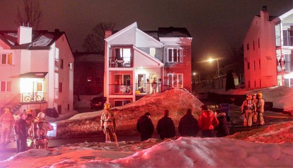 Incendie sur la rue Isaac-Jogues