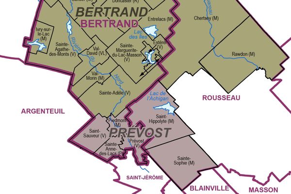 Retour de la circonscription de Prévost en 2018