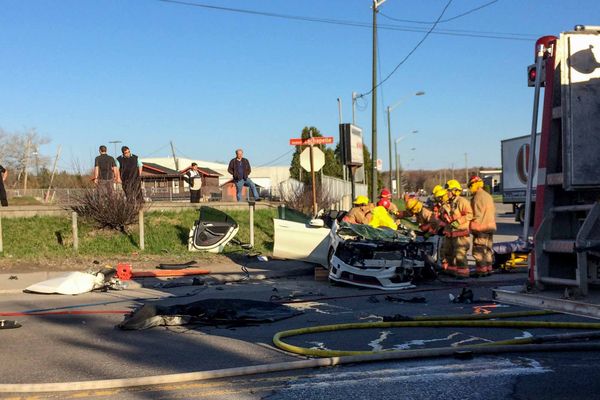 Accident au coin de la route 158 et de la rue Nobel