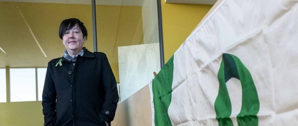 Karina Prévost a reçu deux poumons qui ont permis de la garder en vie. Elle était à l'hôtel de ville de Sainte-Sophie, le 24