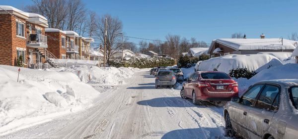 Rue Jean-Guy: encore enneigée