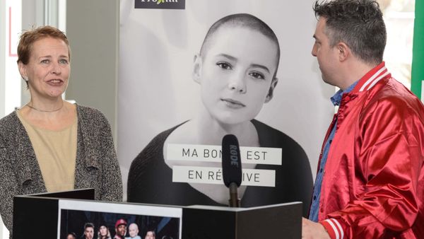 Les têtes rasées de la solidarité de Leucan