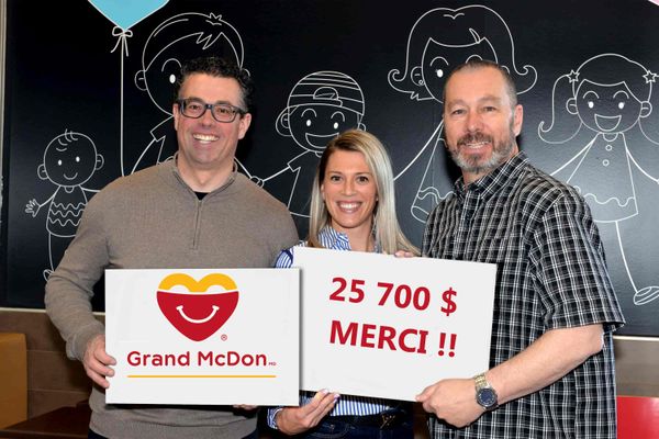 Record de 25 700$ recueillis pour le Grand McDon