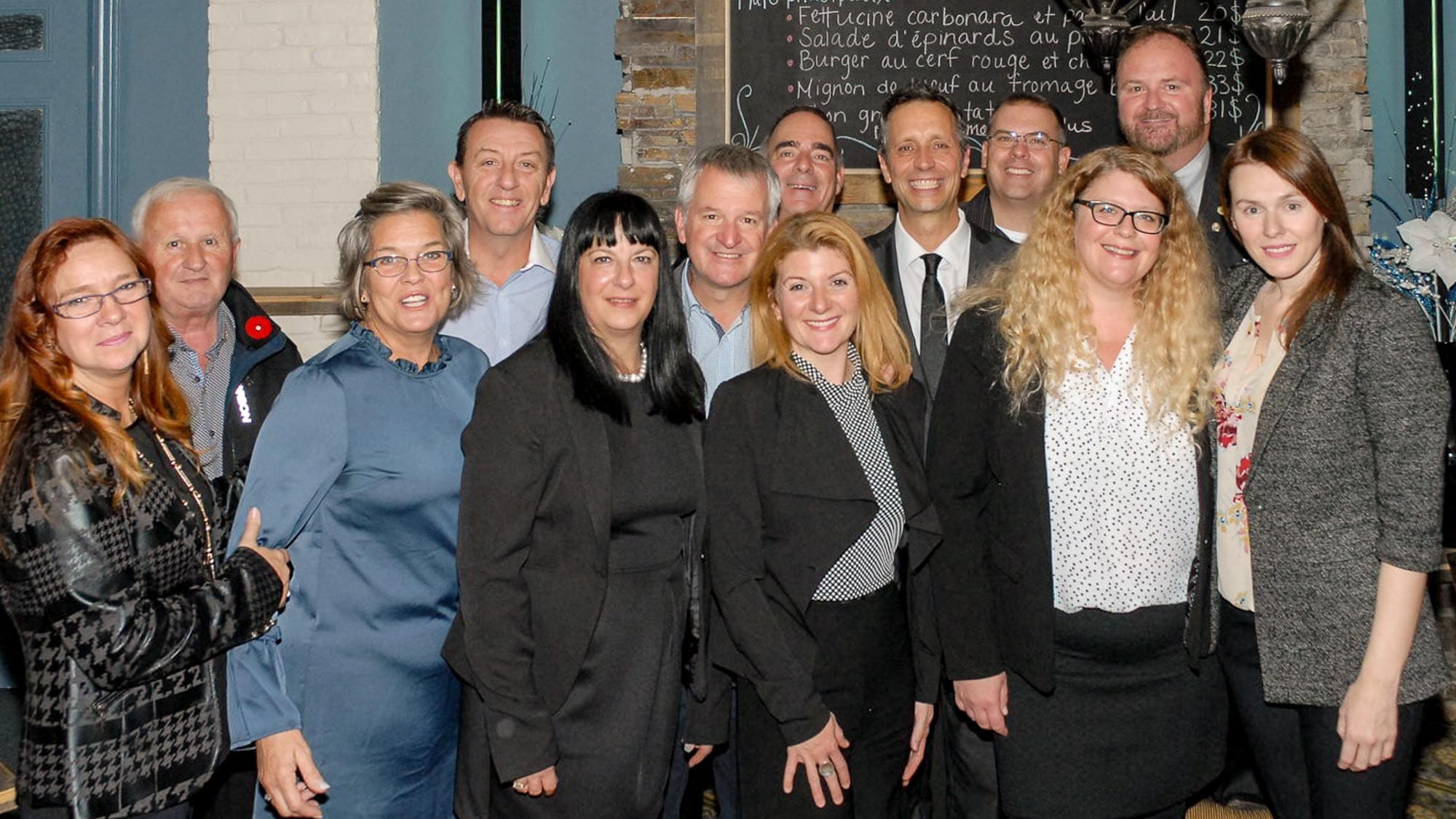 Les élus de Saint-Jérôme: Nathalie LaSalle, Bernard Bougie, Johanne Dicaire, Érik Bak, Chantale Lambert, Gilles Robert, Benoît Beaulieu, Janice Bélair-Rolland, Stéphane Maher, François Poirier, Sophie Saint-Gelais, Benoît Delage et Mylène Laframboise.