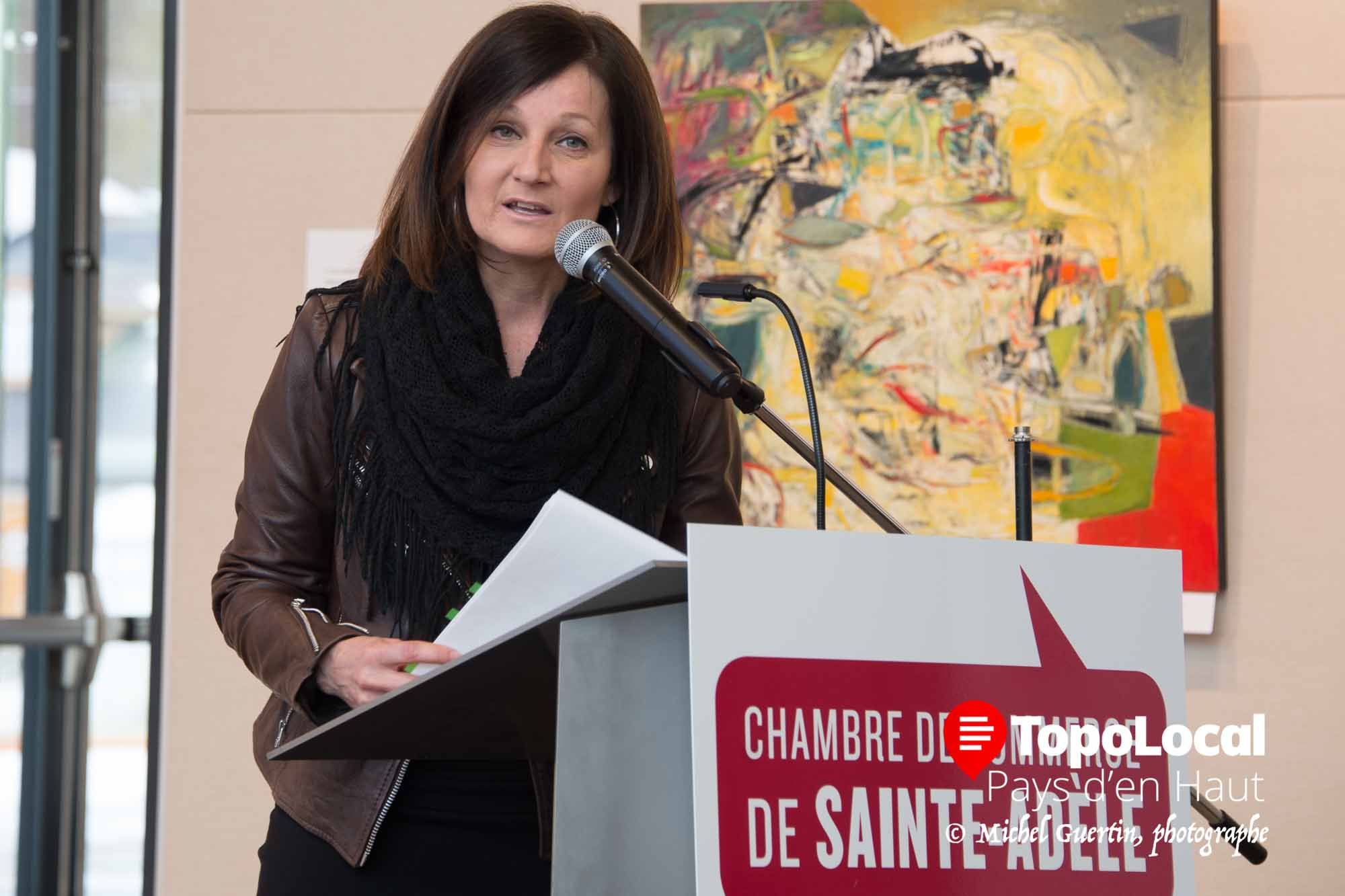 C'est Lise Guay du bureau compatble Amyot Gélinas qui a fait la présentation des états financiers. Ce même bureau a été reconduit comme vérificateur de la hambre pour les prochaines années.