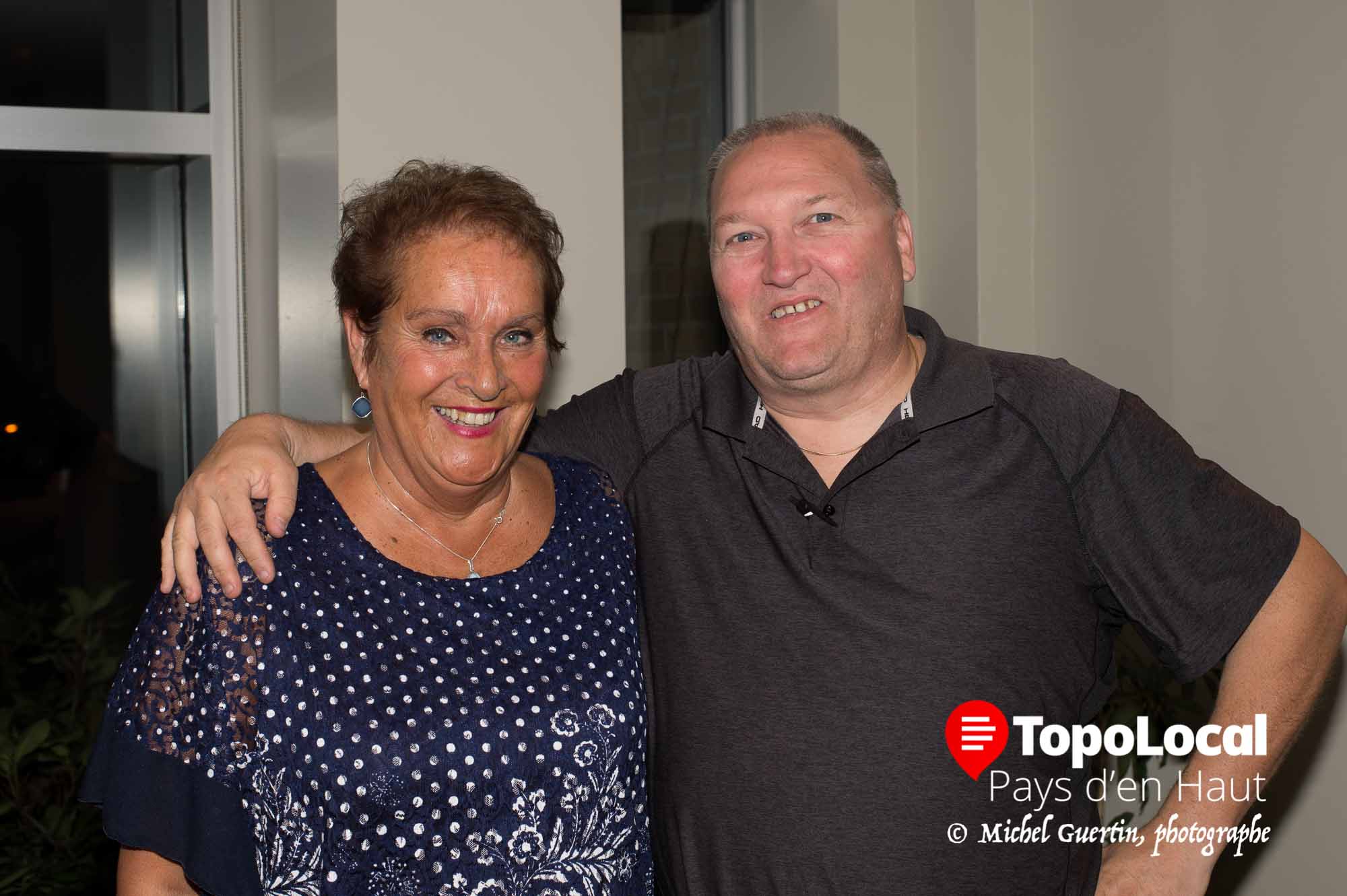 Les deux organisateurs du souper des anciens présidents: Hélène Desjardins et François Larose.