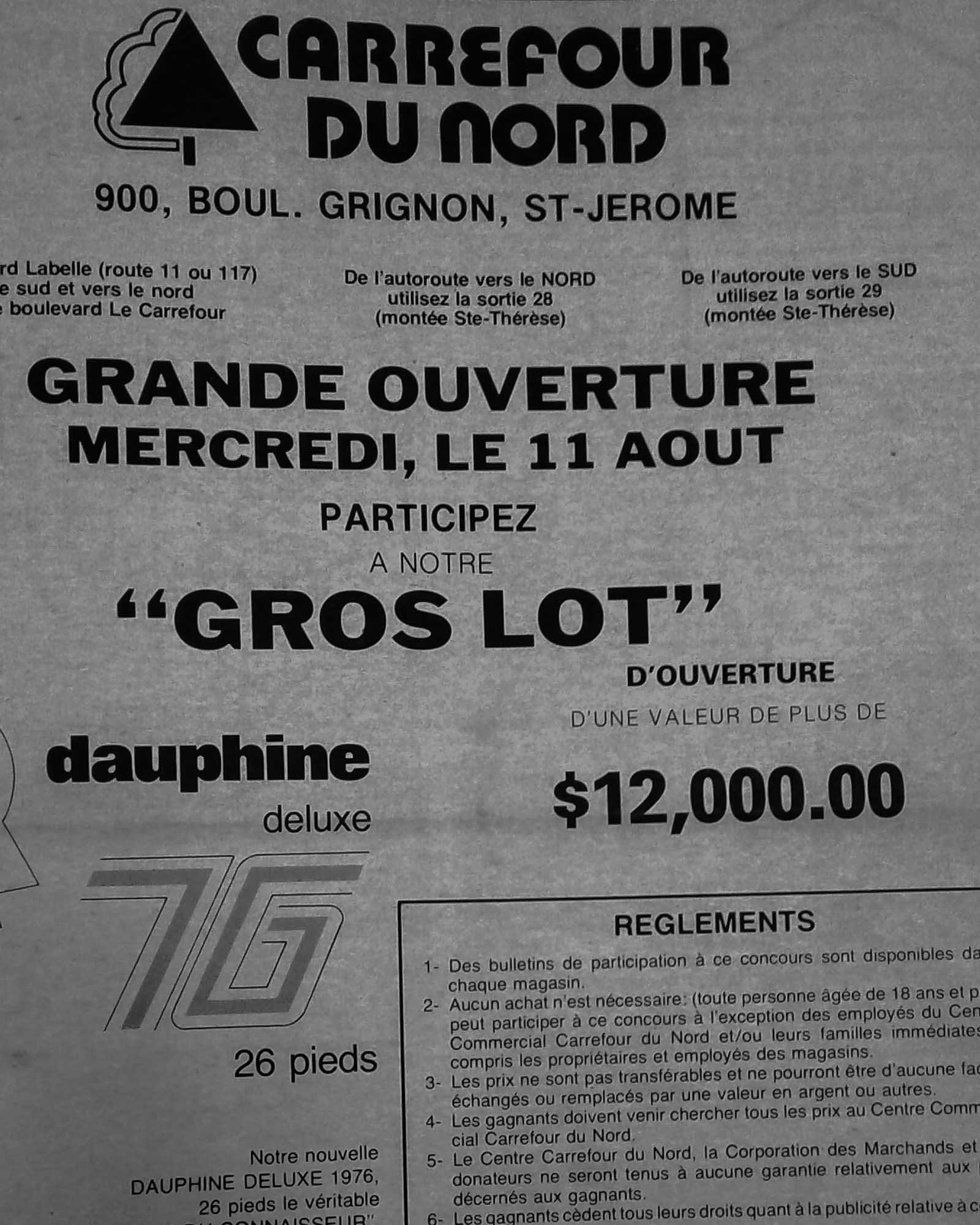 Un concours qui promettait une roulotte de 26 pieds, d'une valeur de 12 000$.