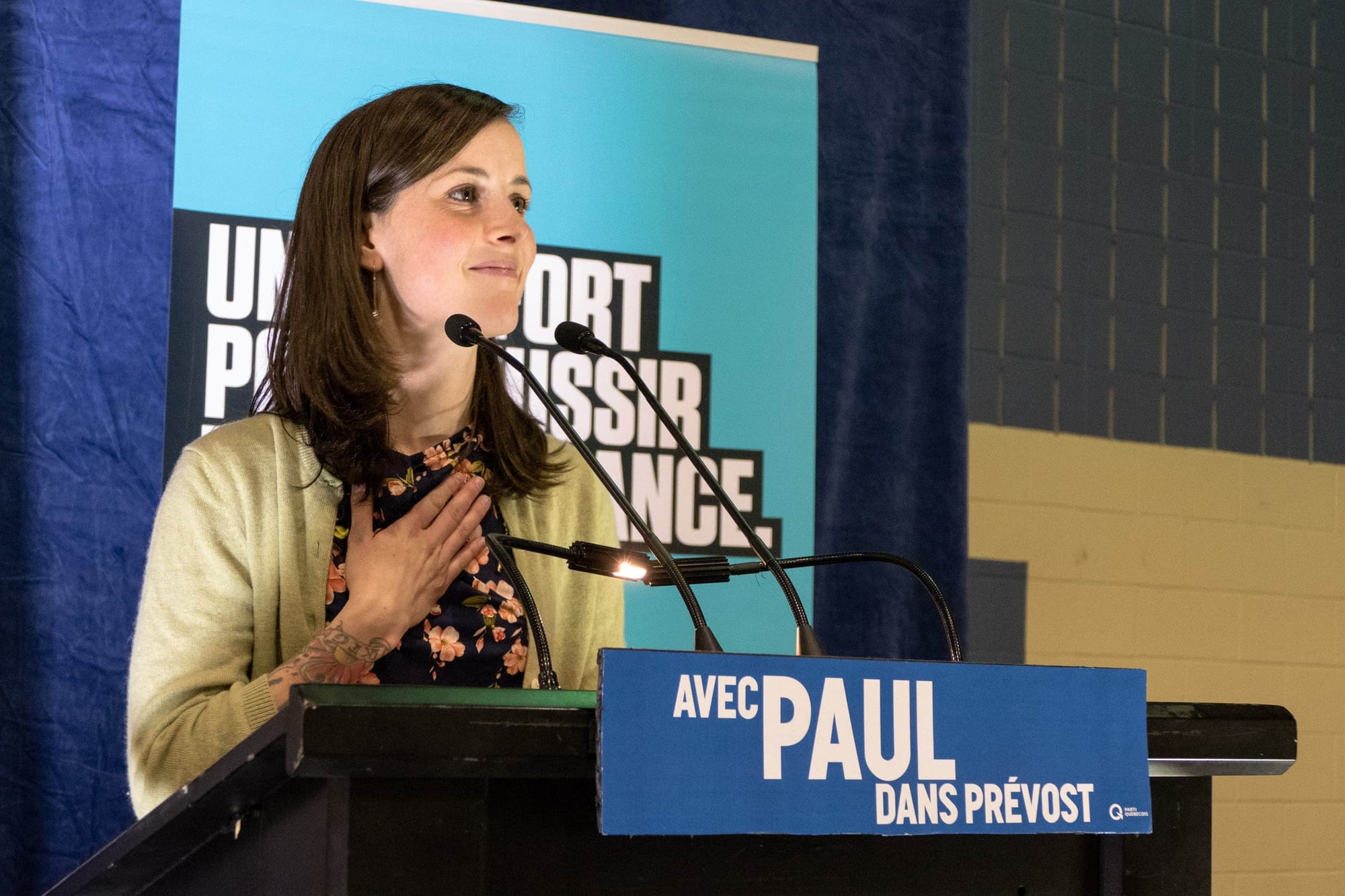 Karine Gauvin a concédé la victoire et appelé tout le monde à l'harmonie dans l'objectif de remporter l'élection.