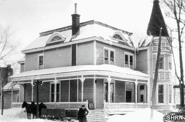 La Maison Prévost en 1932. Photo fournie par la Société d'histoire de la Rivière-du-Nord