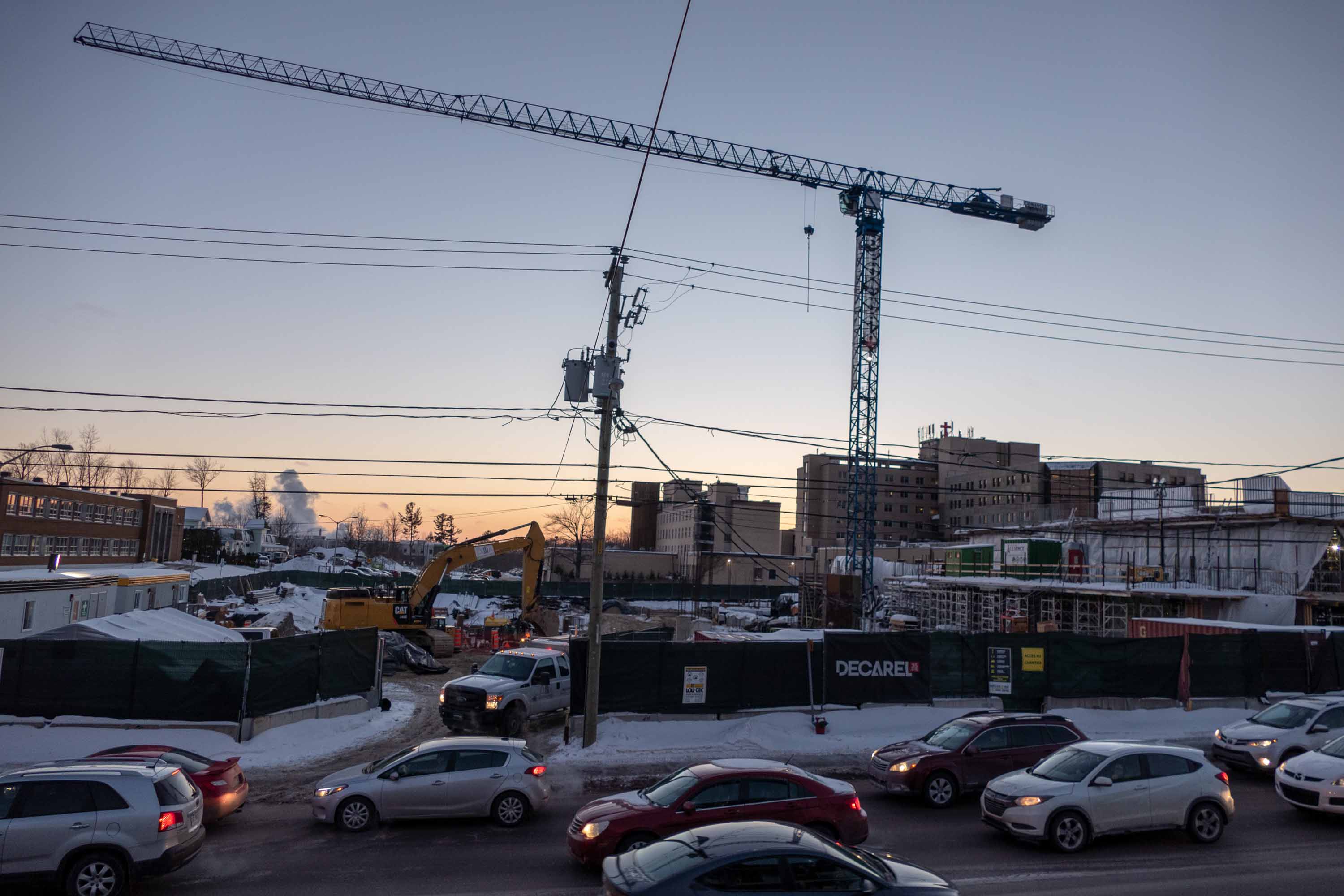 Les travaux avancent pour le nouveau pavillon de 99 places en santé mentale.