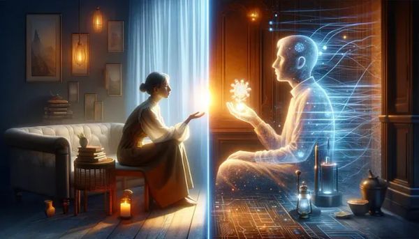 Digital Echoes and AI Models of Deceased Individuals