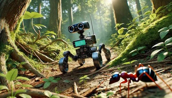 Ant-Inspired Robot Navigation