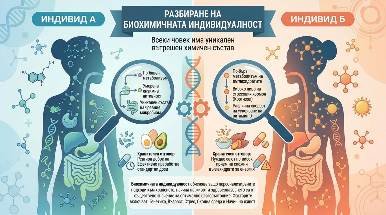 Биоиндивидуално хранене: Защо една диета не може да работи за всички