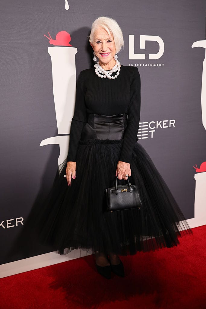 Helen Mirren Opts for Tulle