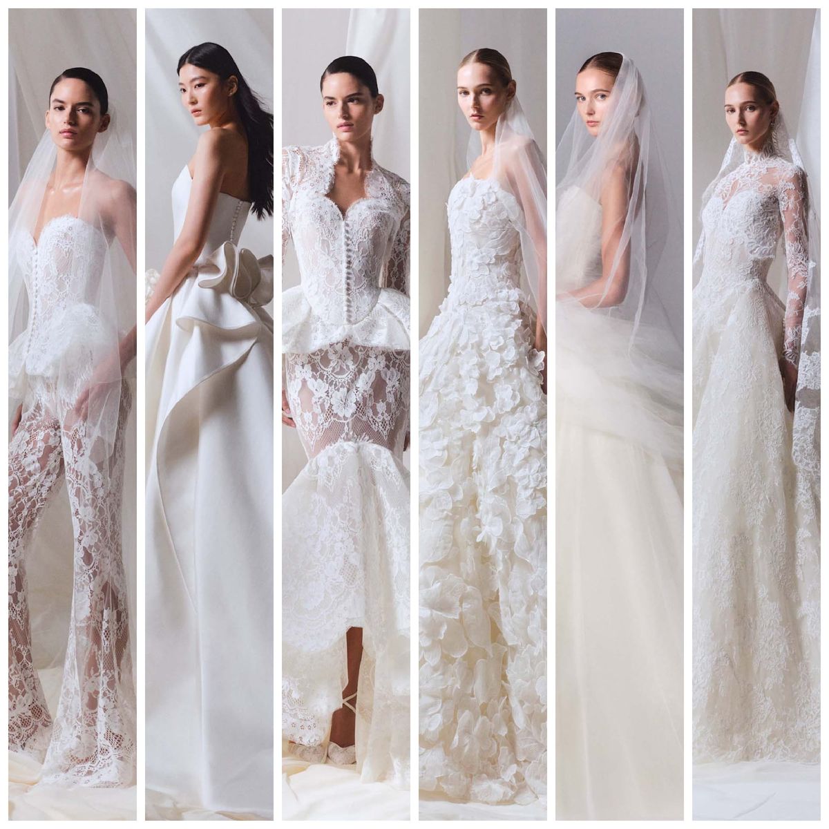 Elie Saab's Latest Bridal Collection Is a Little Bit Princess, a Little Bit Gozer the Gozerian