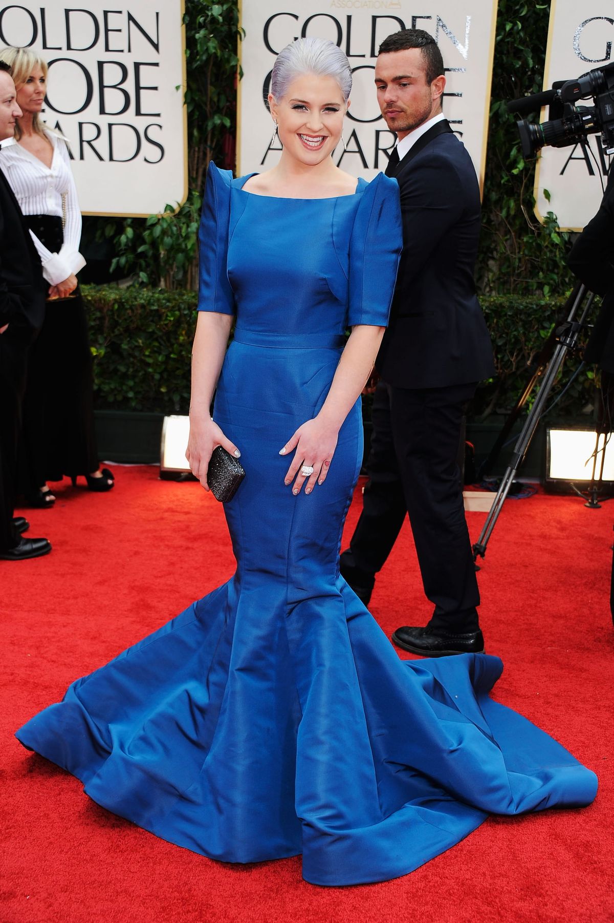 Golden Globes Fug or Fab Carpet: Kelly Osbourne