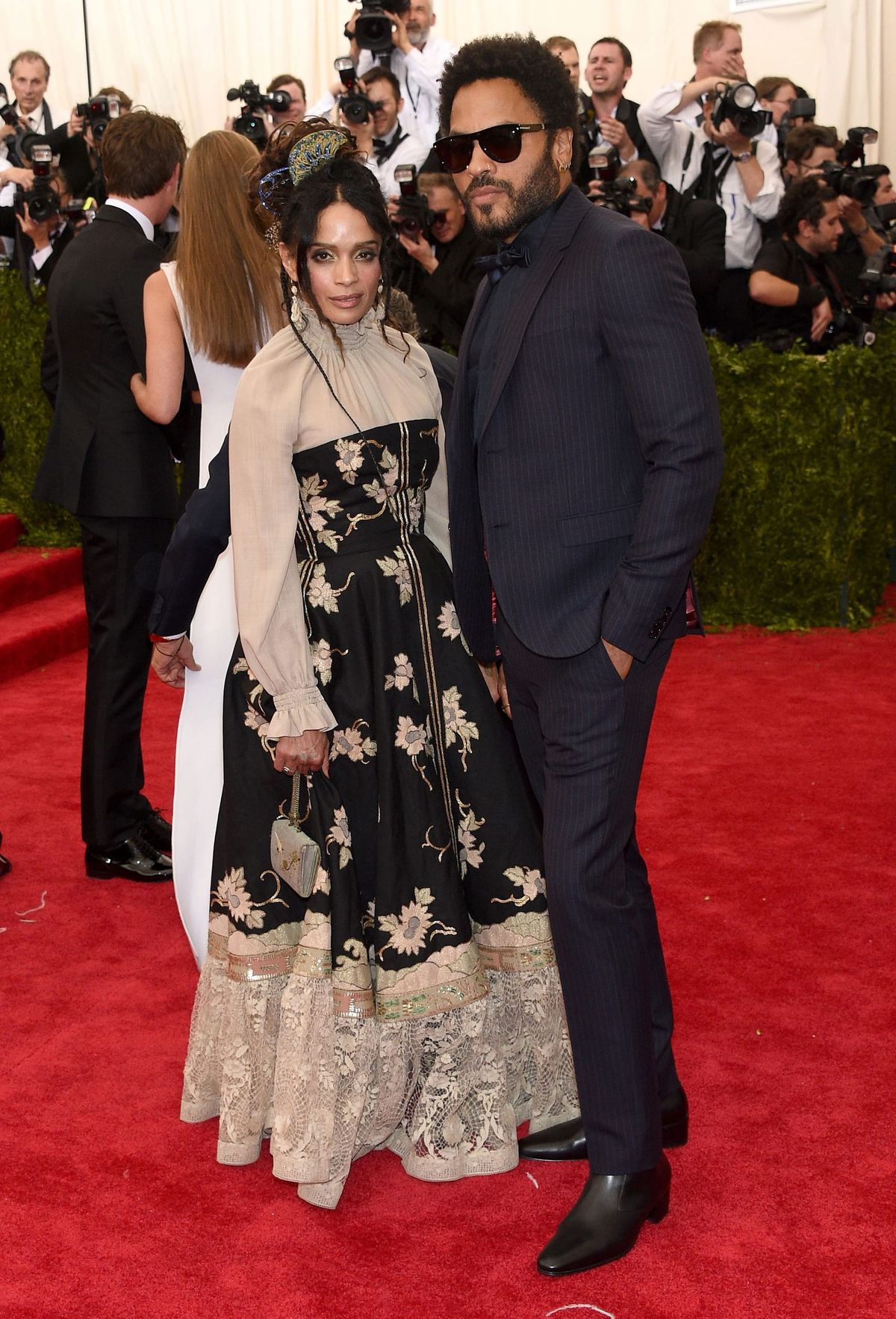 lisa bonet lenny kravitz met ball