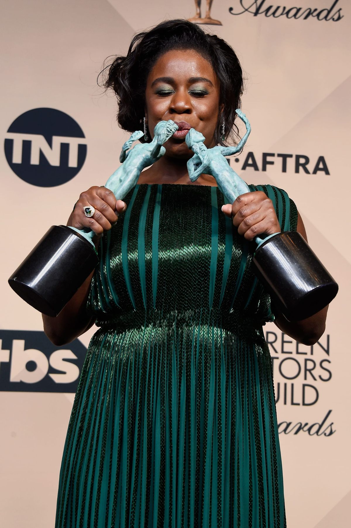 SAG Awards Fug or Fab: Uzo Aduba in Zac Posen