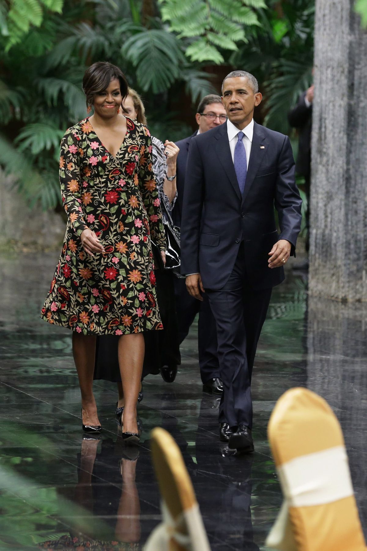 Well Played: Michelle Obama in Naeem Khan