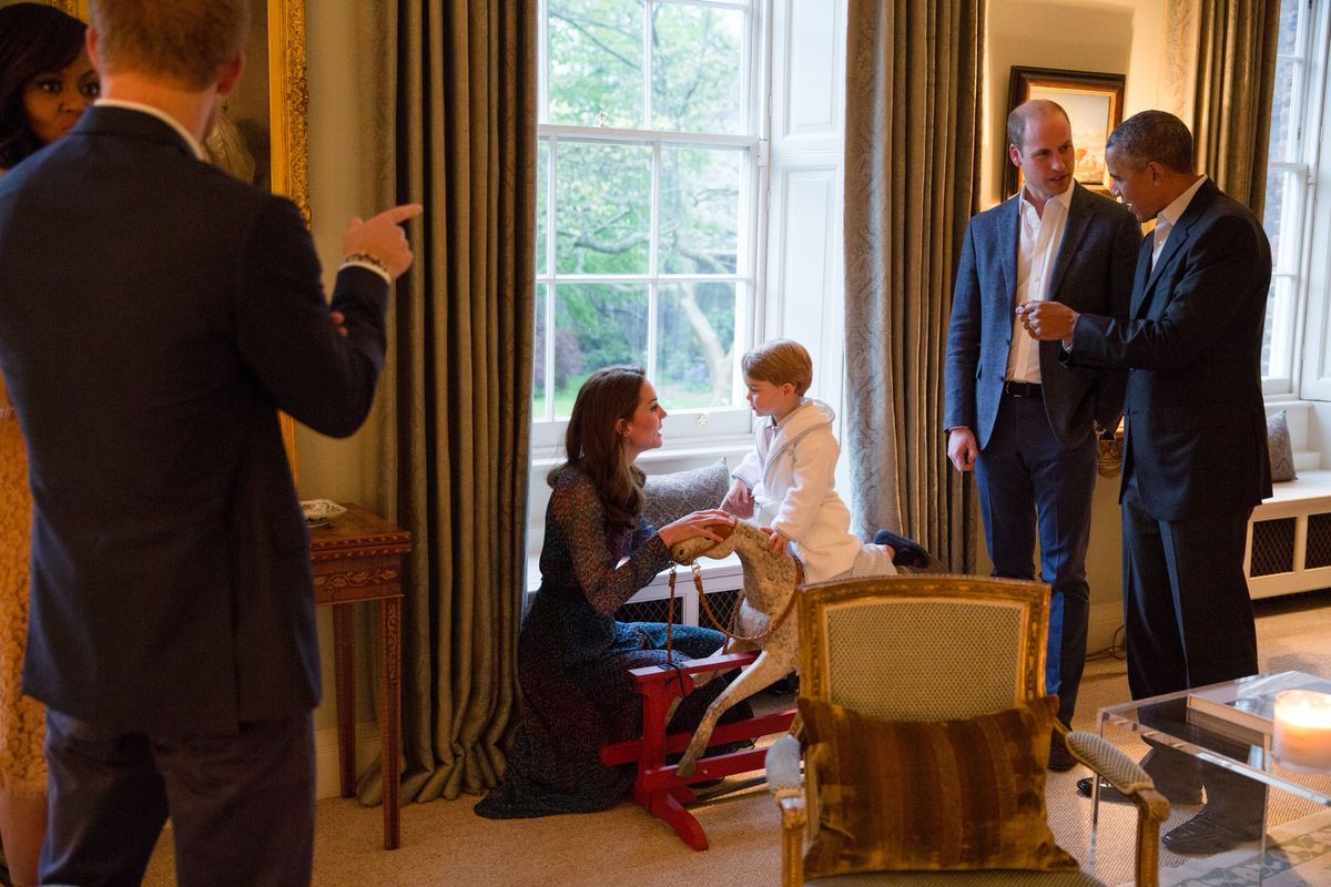 Well Played, The Obamas, the Cambridges, Harry, and George