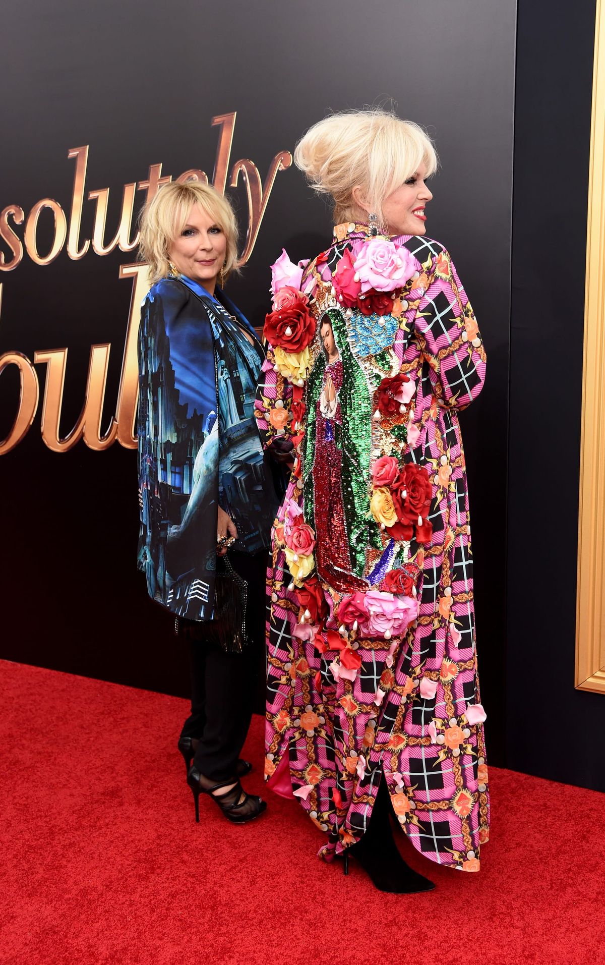 Loudly Played: Jennifer Saunders and Joanna Lumley at the Ab Fab Premiere in The Blonds