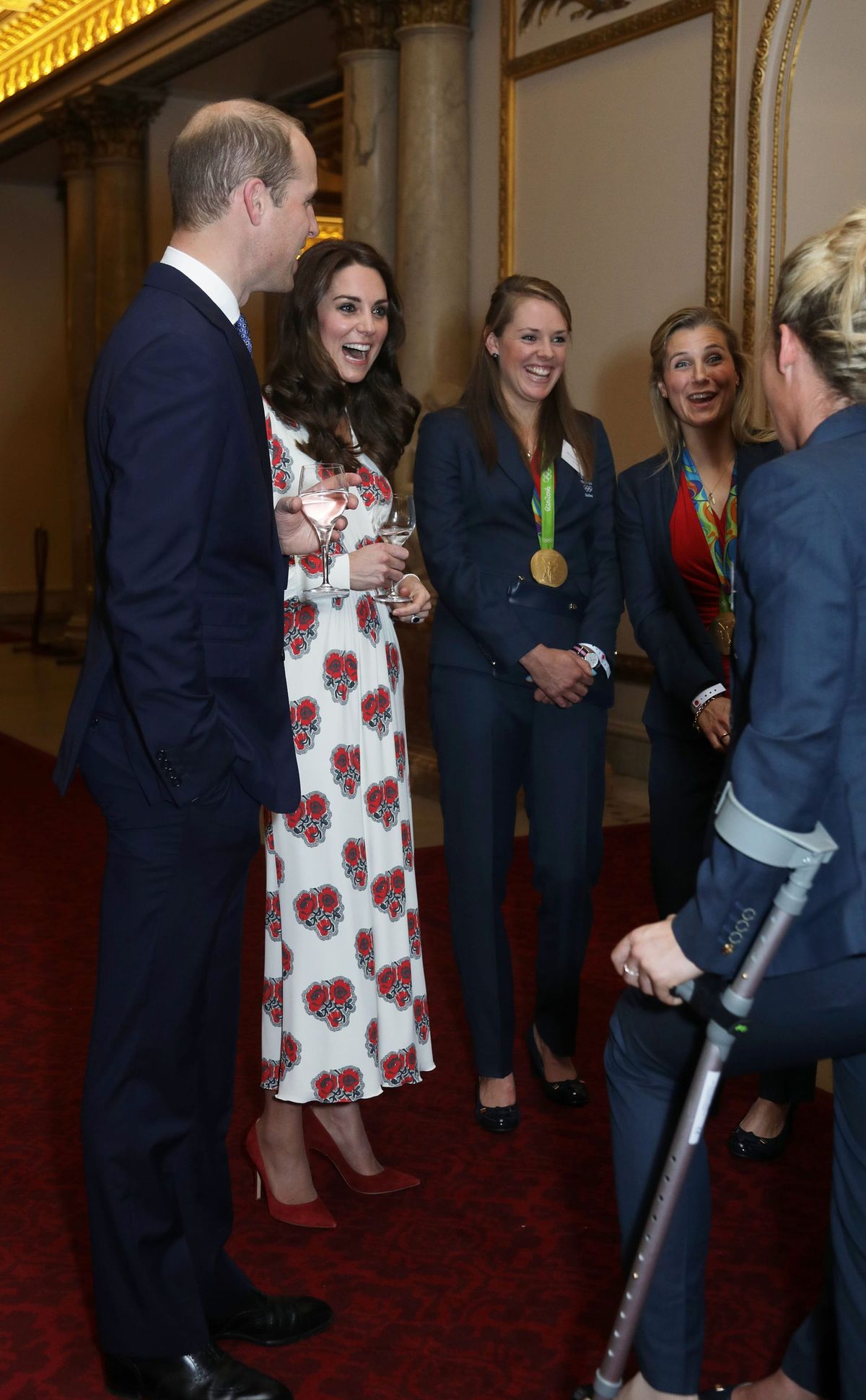 Royally Played: Wills and Kate (in McQueen) and Harry