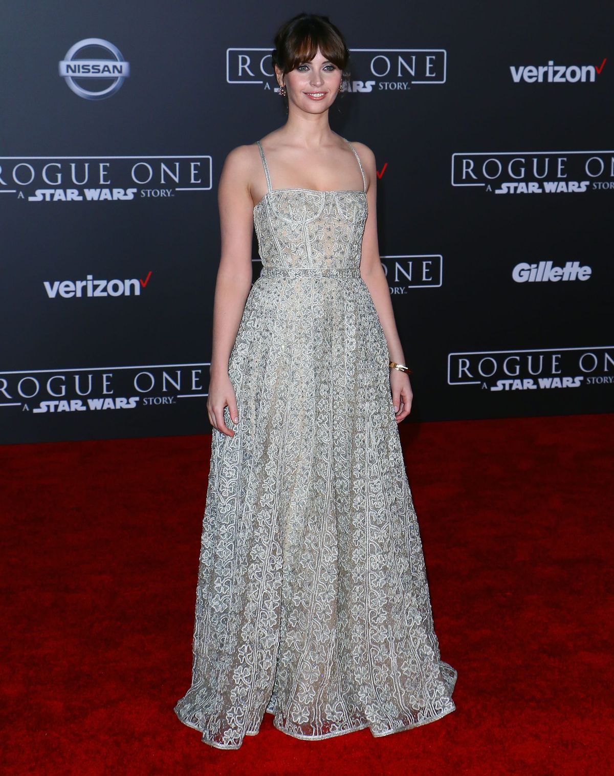 Felicity Jones and the Ladies of the Rogue One Premiere
