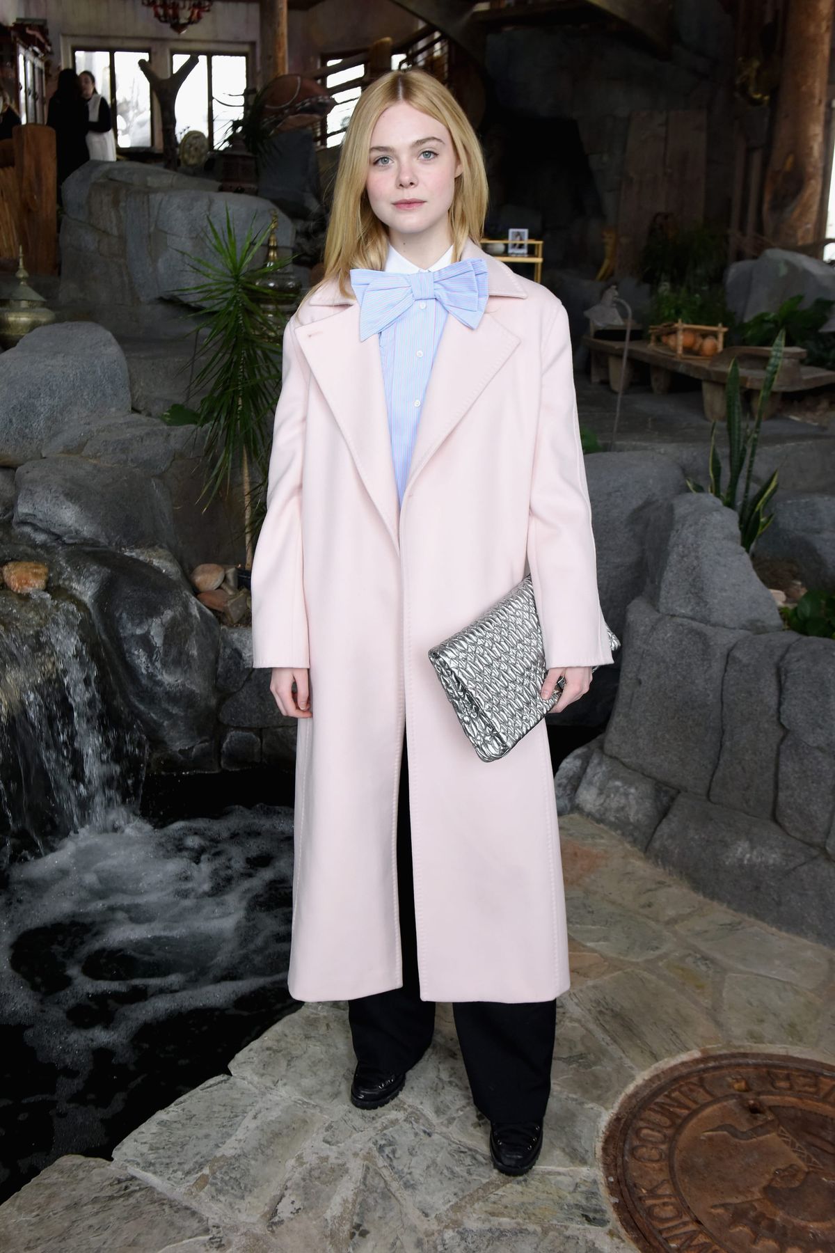Elle Fanning Ties One On at Sundance