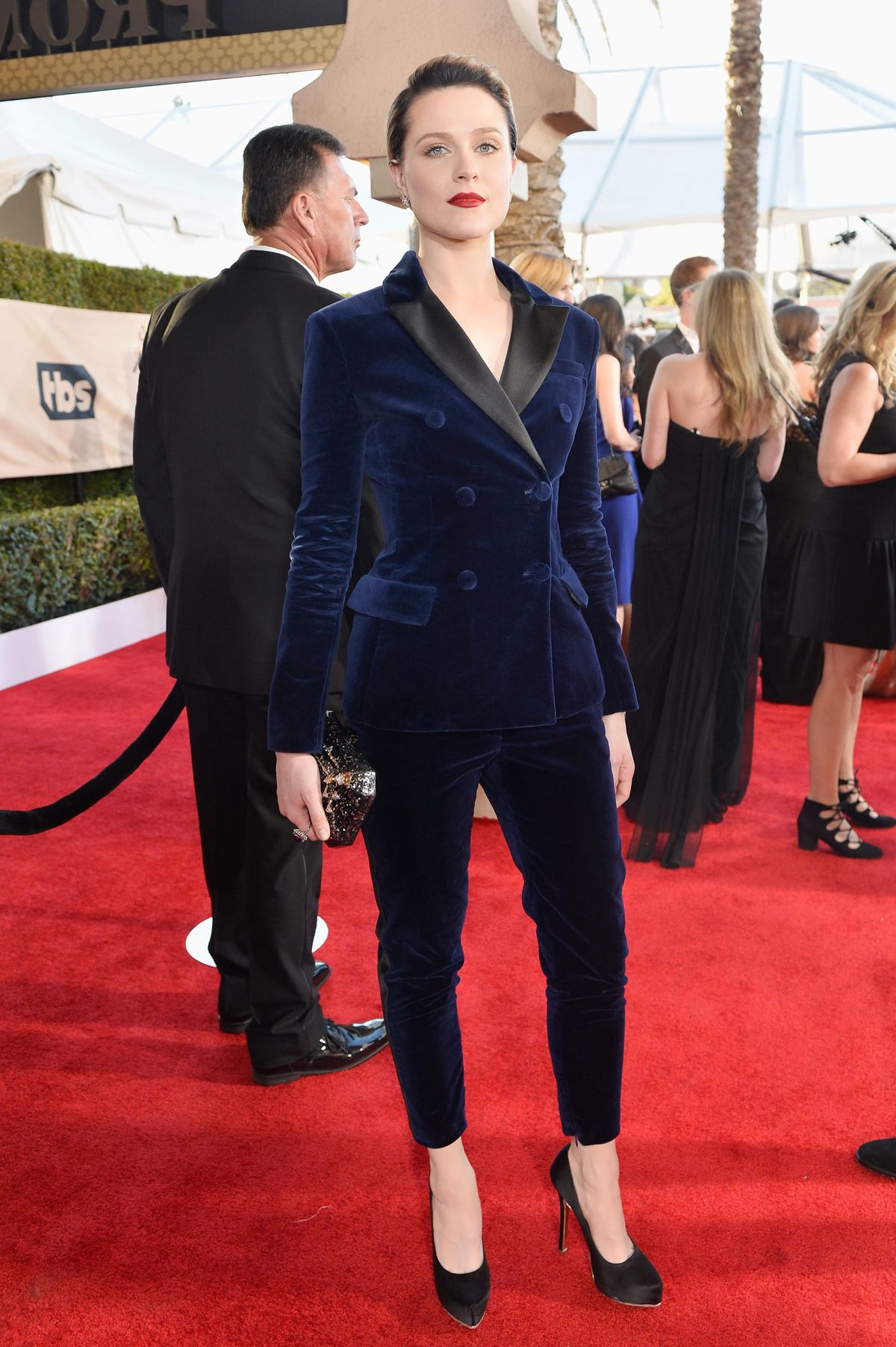 SAG Awards: Evan Rachel Wood's Pantsuit Parade Continues