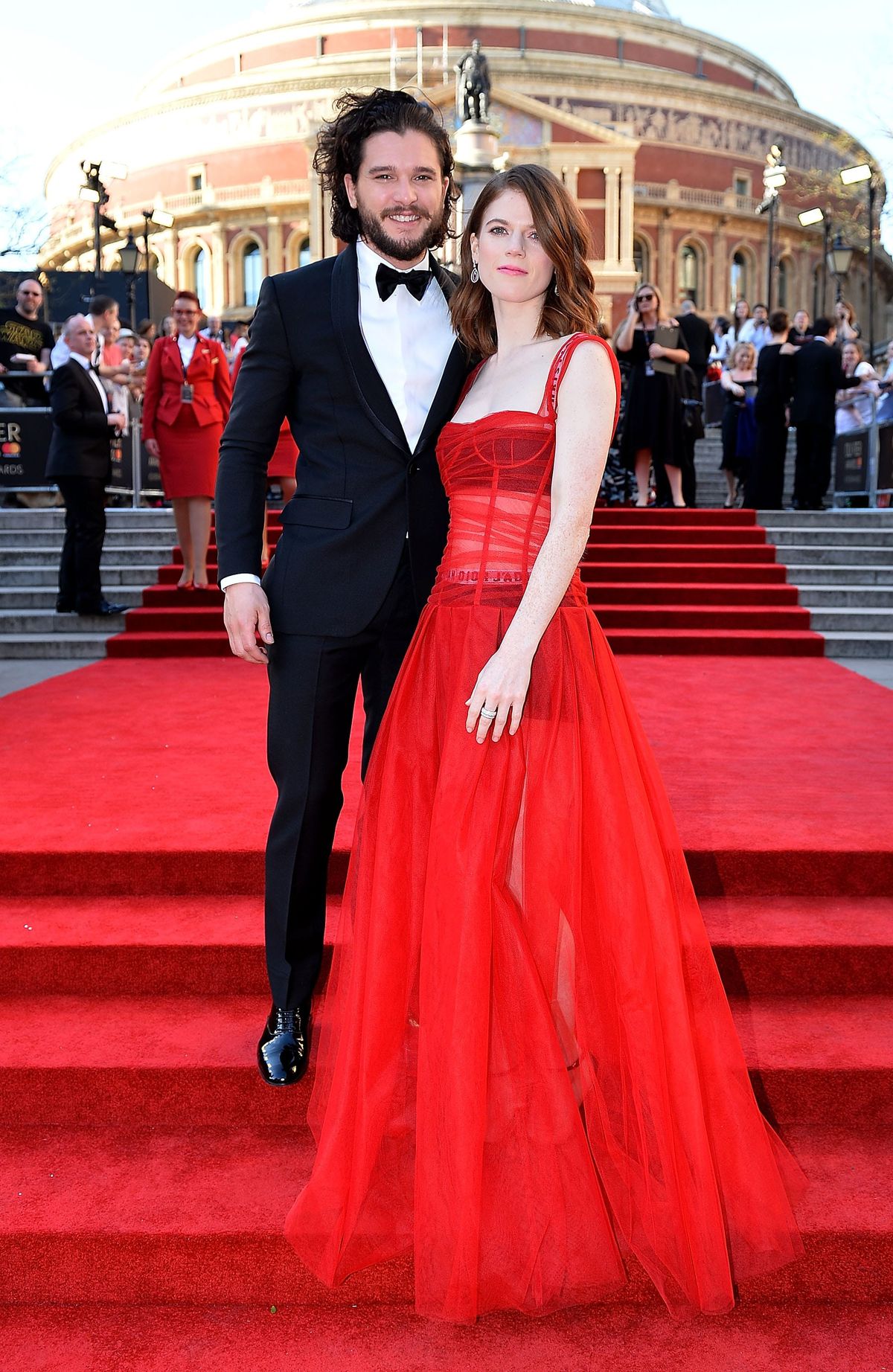 Kit Harington and Rose Leslie in Dior