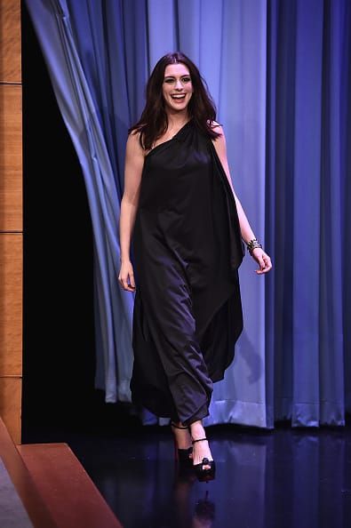 Anne Hathaway Wears a $15 Flea-Market Find