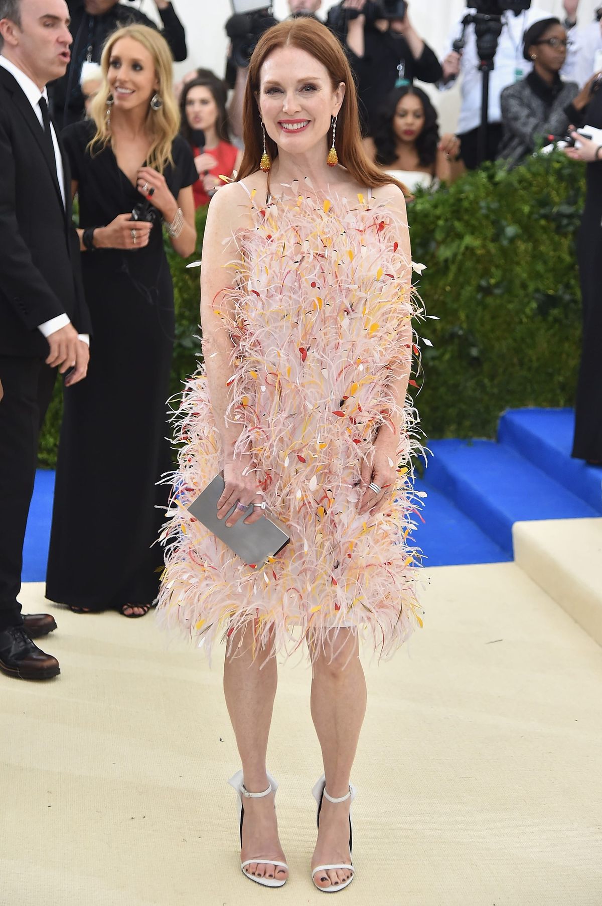 Julianne Moore In A Frothy Calvin Klein
