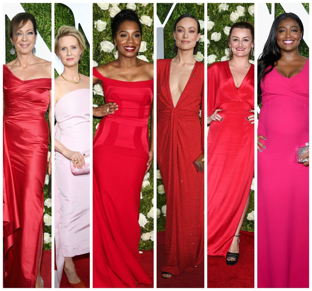 Many Ladies Wore Red to the Tonys