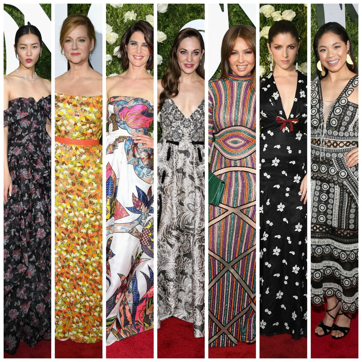 The Tonys Were Rife With Fabulous Patterned Gowns