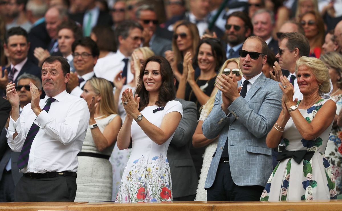 Wills and Kate at the Men's Final, Wimbledon 2017