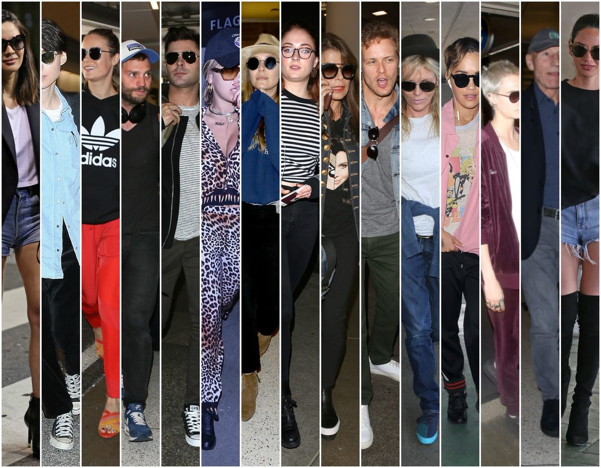 Celebrities Wear Stuff On Planes